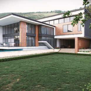 مدلسازی ویلای اوشان