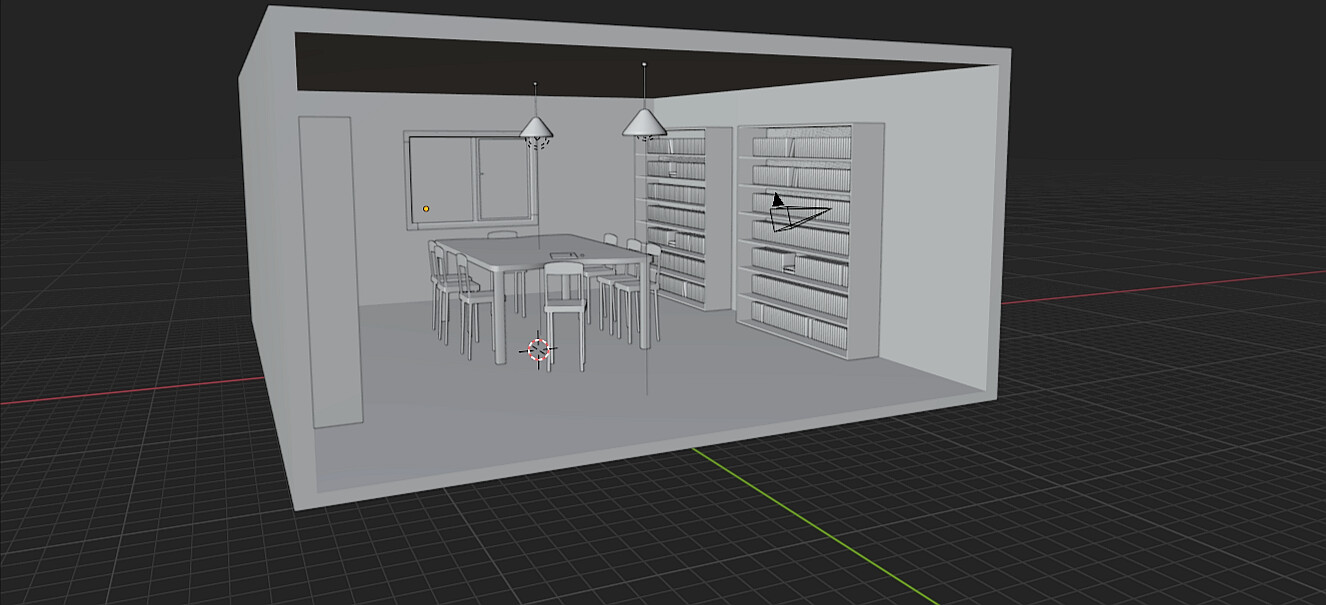 Library, without texture - تصویر 9325