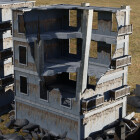 خانه تخریب شده