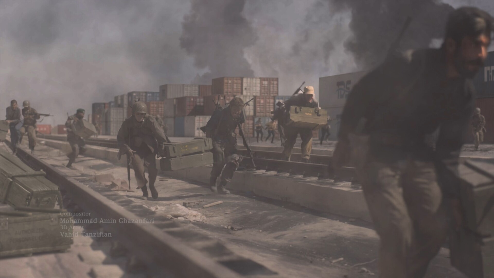 بخشی از جلوه های ویژه ی فیلم سینمایی دسته ی دختران - تصویر 9686