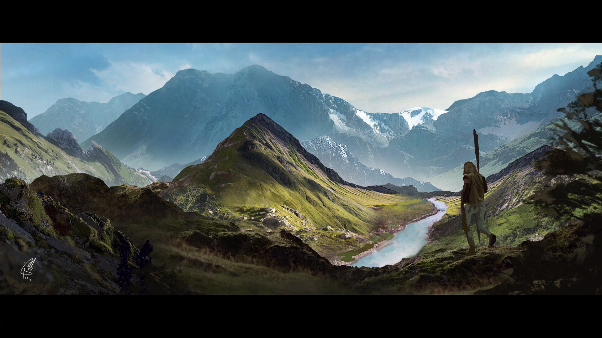 Matte Painting just for practise - تصویر 9773