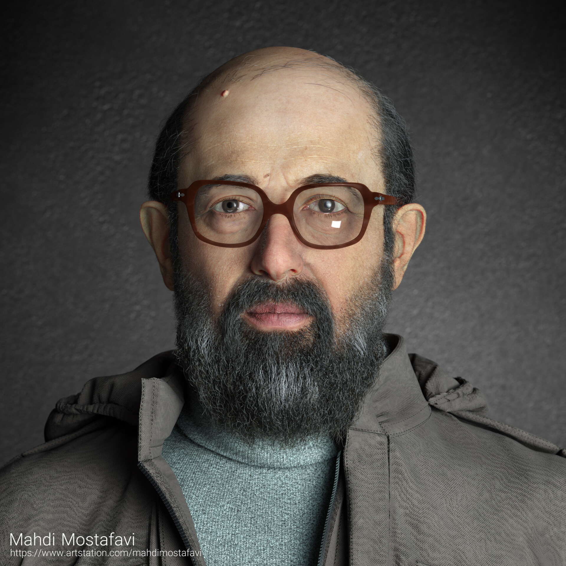 Realistic 3D Model of MahdiMostafavi from Mostafa Chamran - تصویر 9860