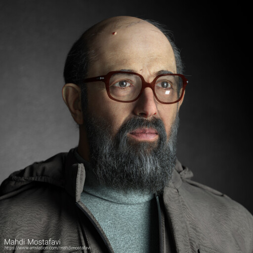 Realistic 3D Model of MahdiMostafavi from Mostafa Chamran