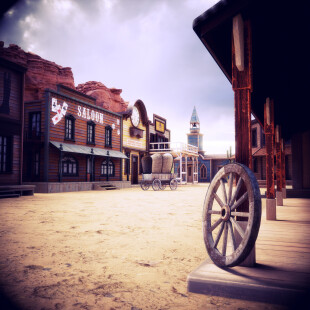 Wild West town