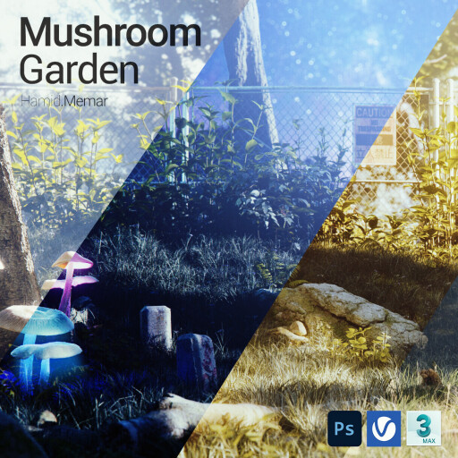 Mushroom Garden Fast Environment Concept