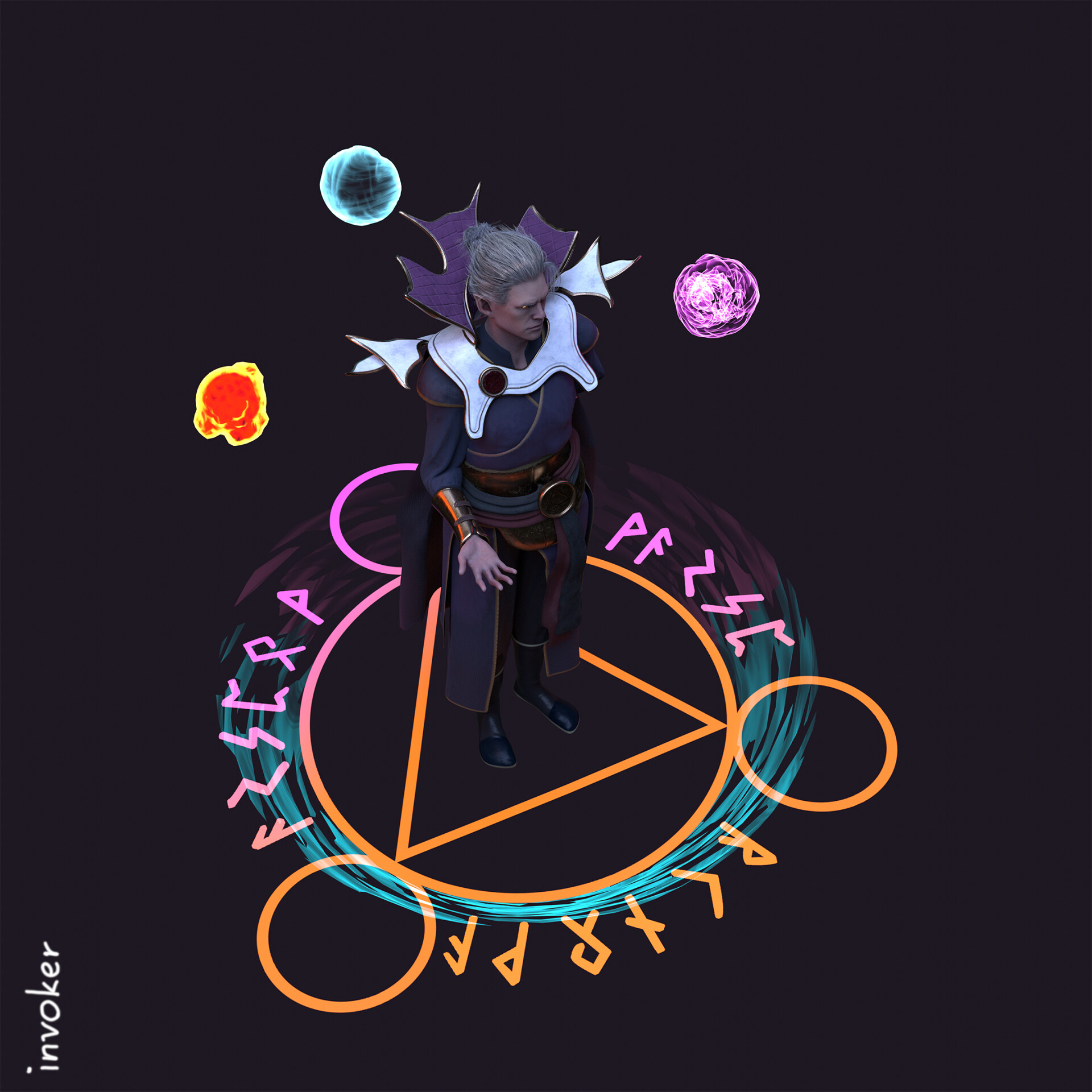 طراحی کارکتر Invoker - تصویر 10090