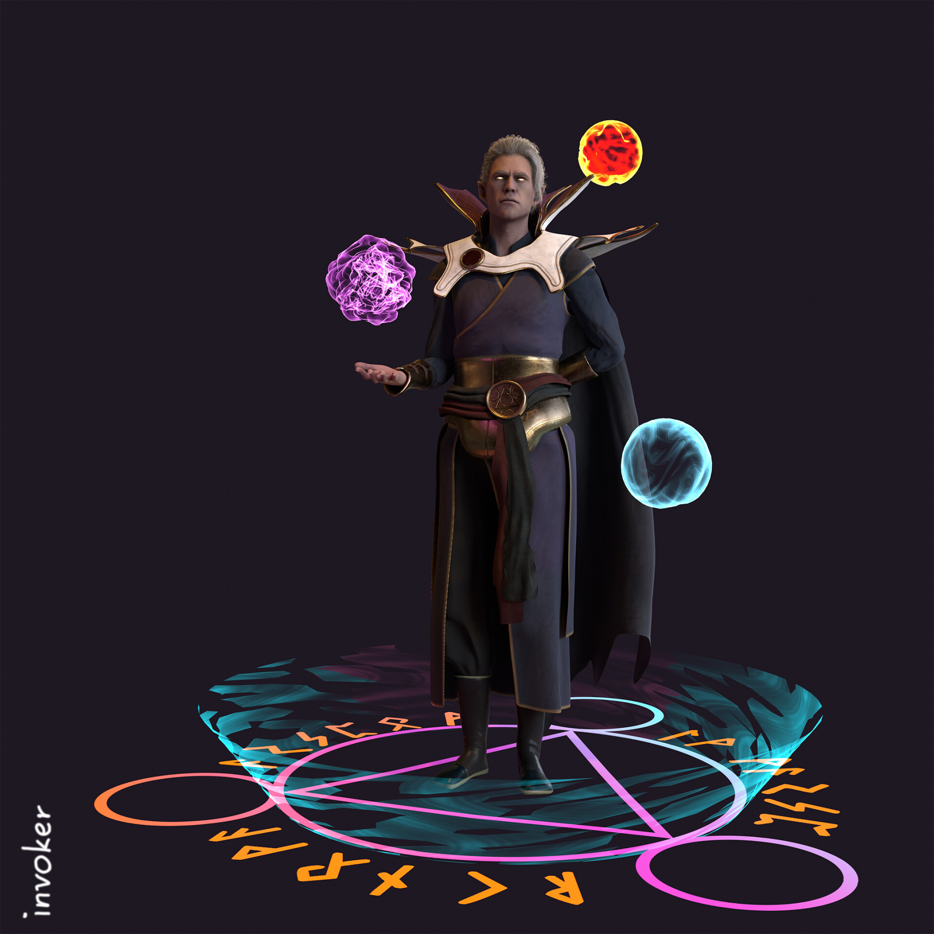 طراحی کارکتر Invoker - تصویر 10093