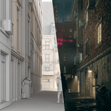 dark alley