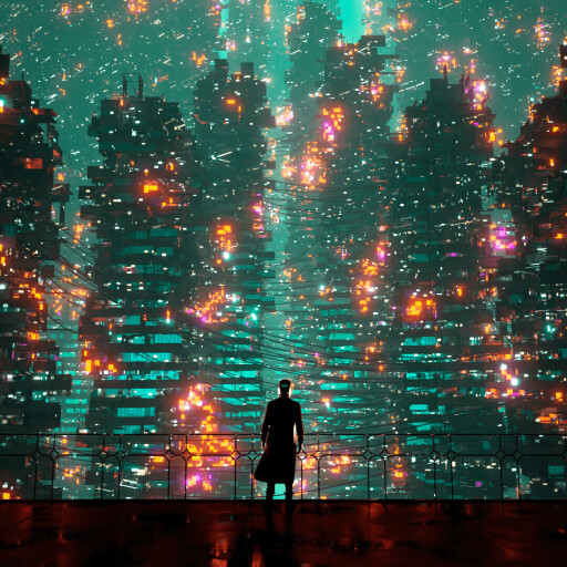 Cyberpunk Cityscape