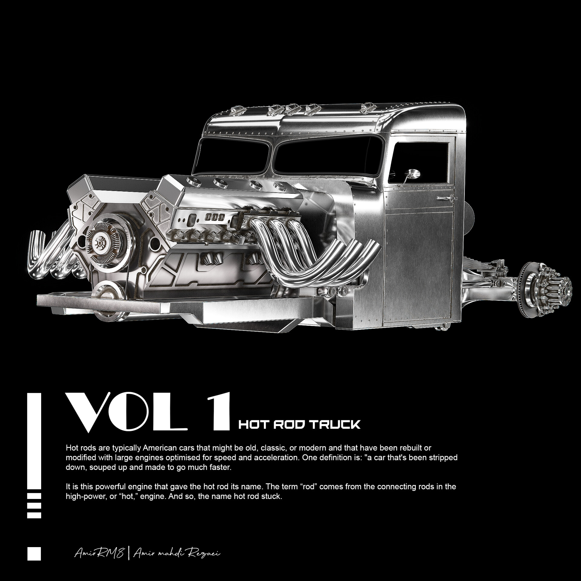 VOL 1 Hotrod Truck - تصویر 10266