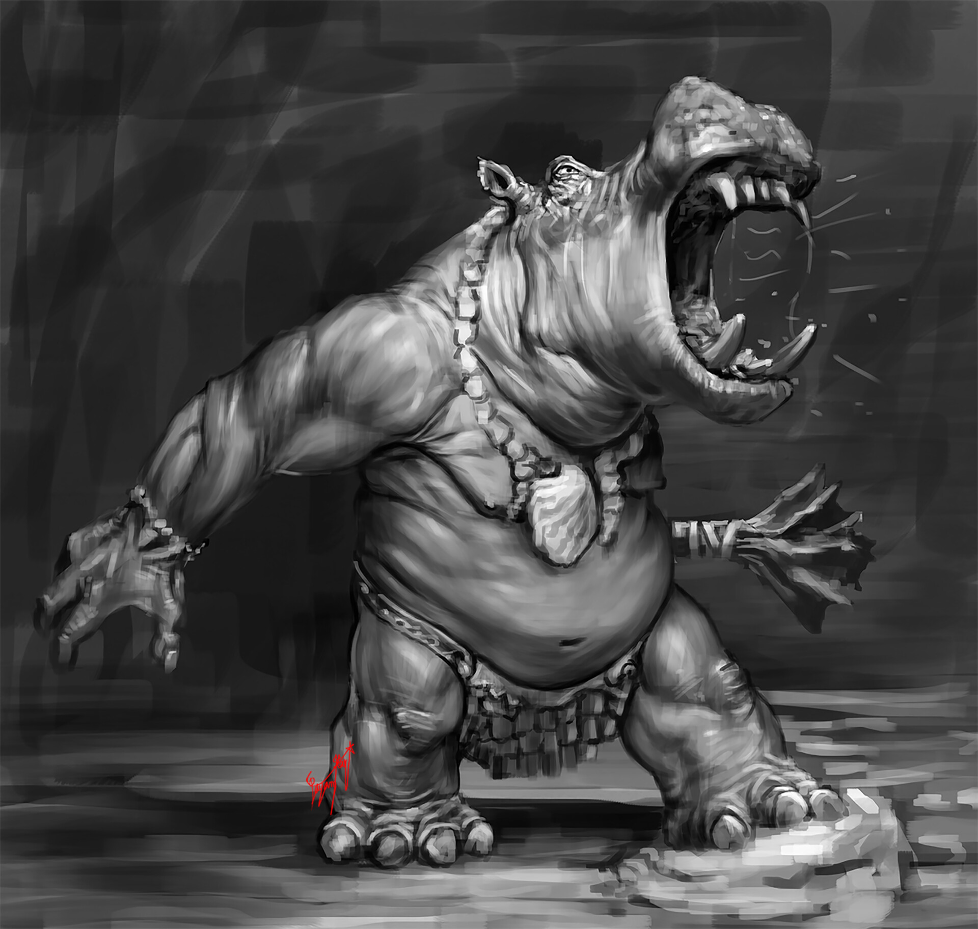 Hippopotamus Warrior - تصویر 10282