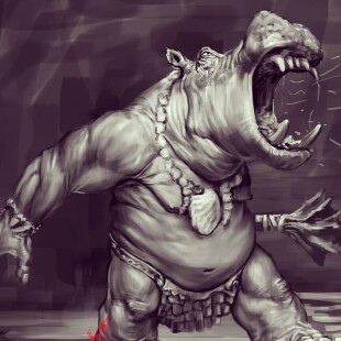 Hippopotamus Warrior