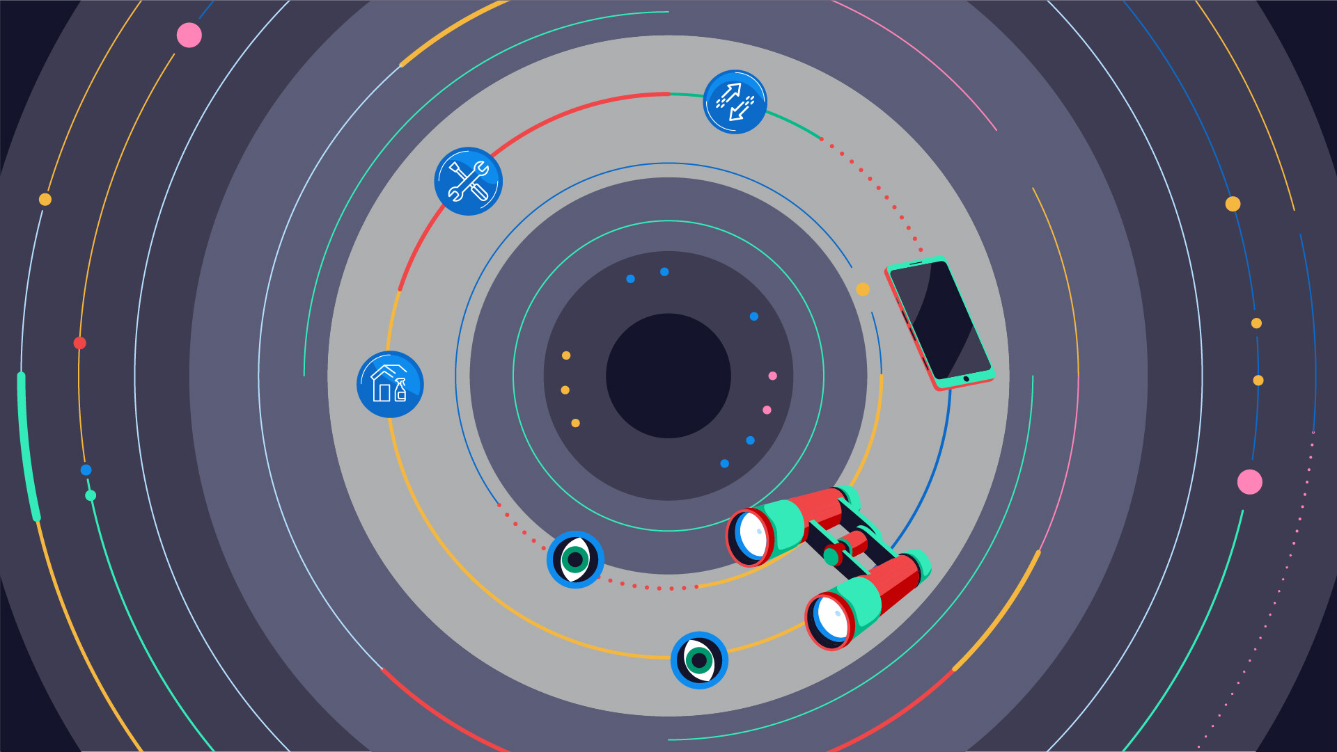 موشن گرافیک توصیفی داتین- اپلیکیشن خدمات ملکی در انگلستان - تصویر 10308