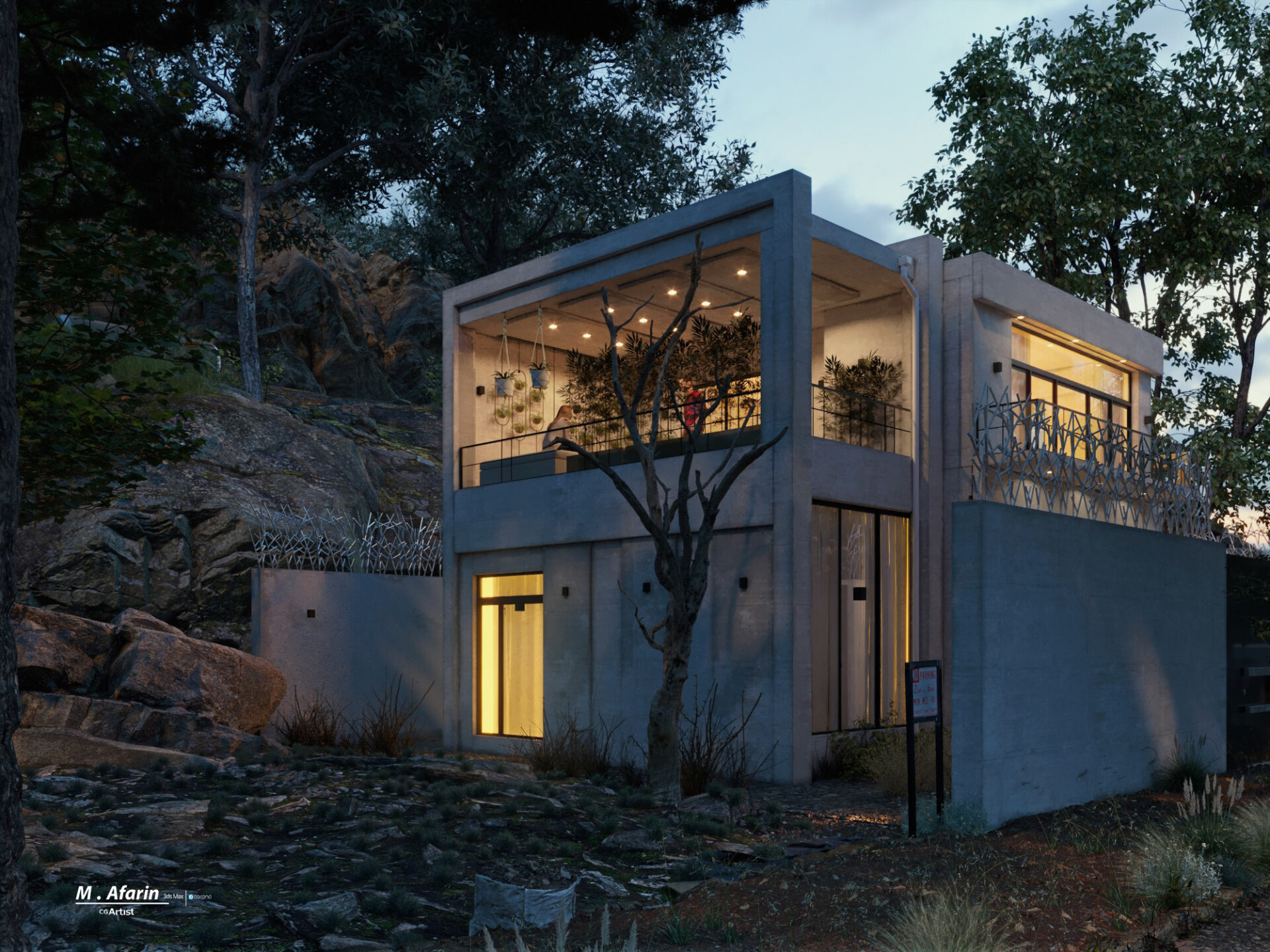 پروژه اجرایی طراحی و رندرینگ ویلا ( مازندران . پیله کوه ) - تصویر 10364