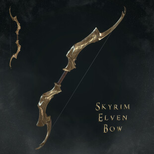 Skyrim elven bow