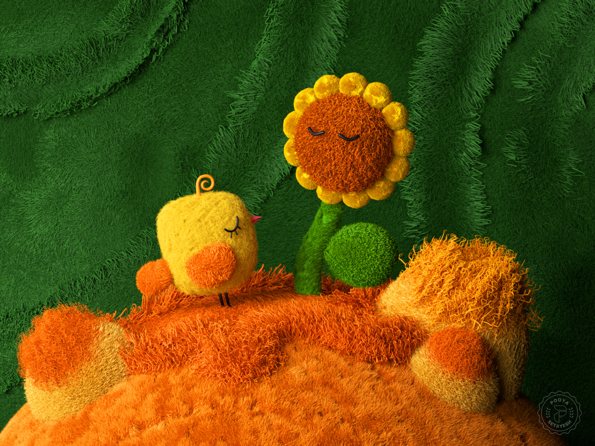 Bird & Sunflower 🌻 - تصویر 10490