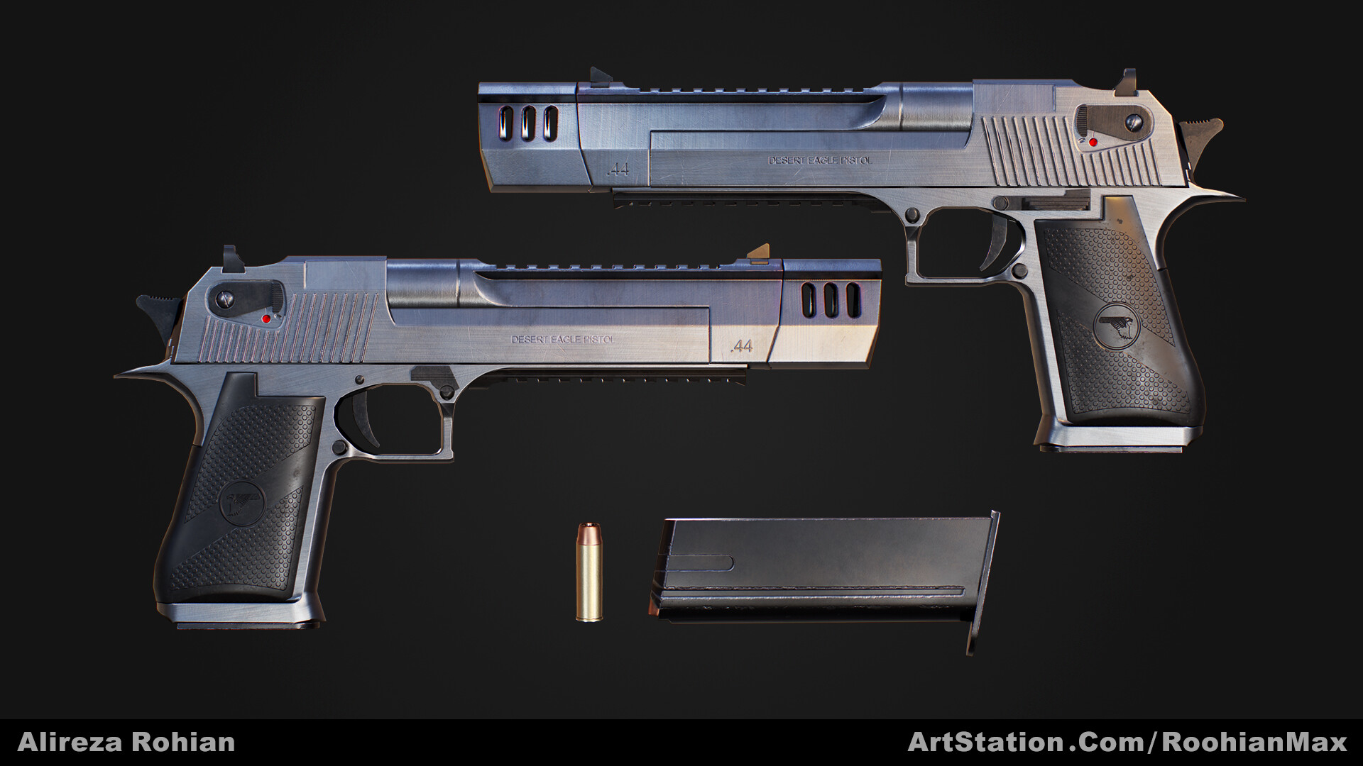 Desert Eagle (Game Ready) - تصویر 10638
