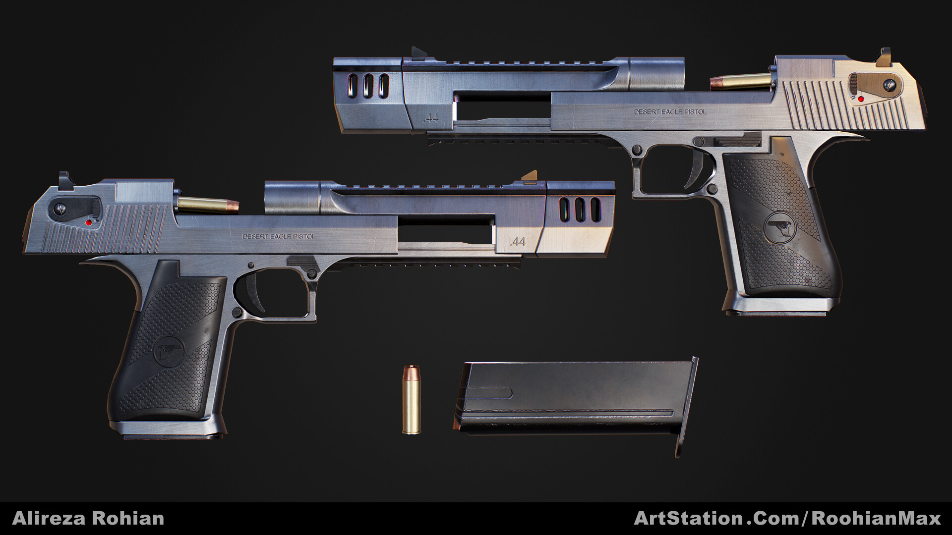 Desert Eagle (Game Ready) - تصویر 10639