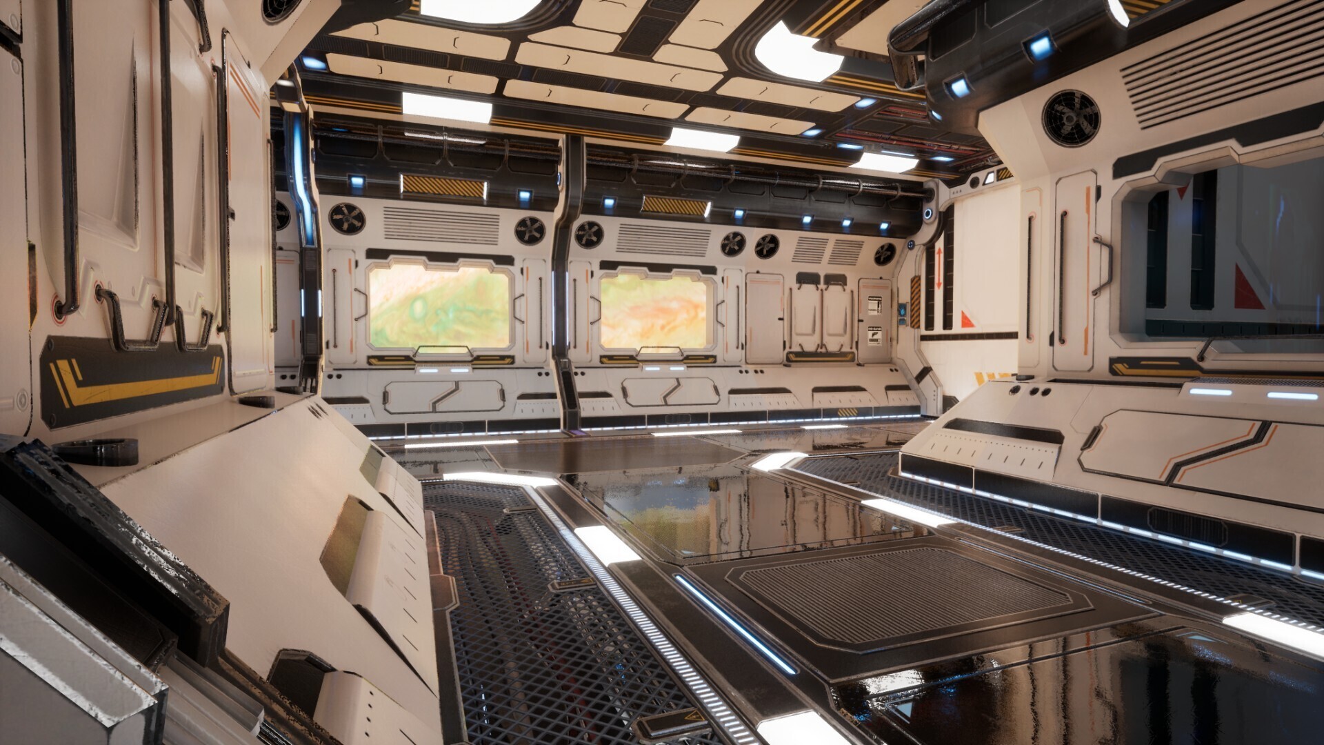 Modular Interior Scifi Environment - تصویر 10656