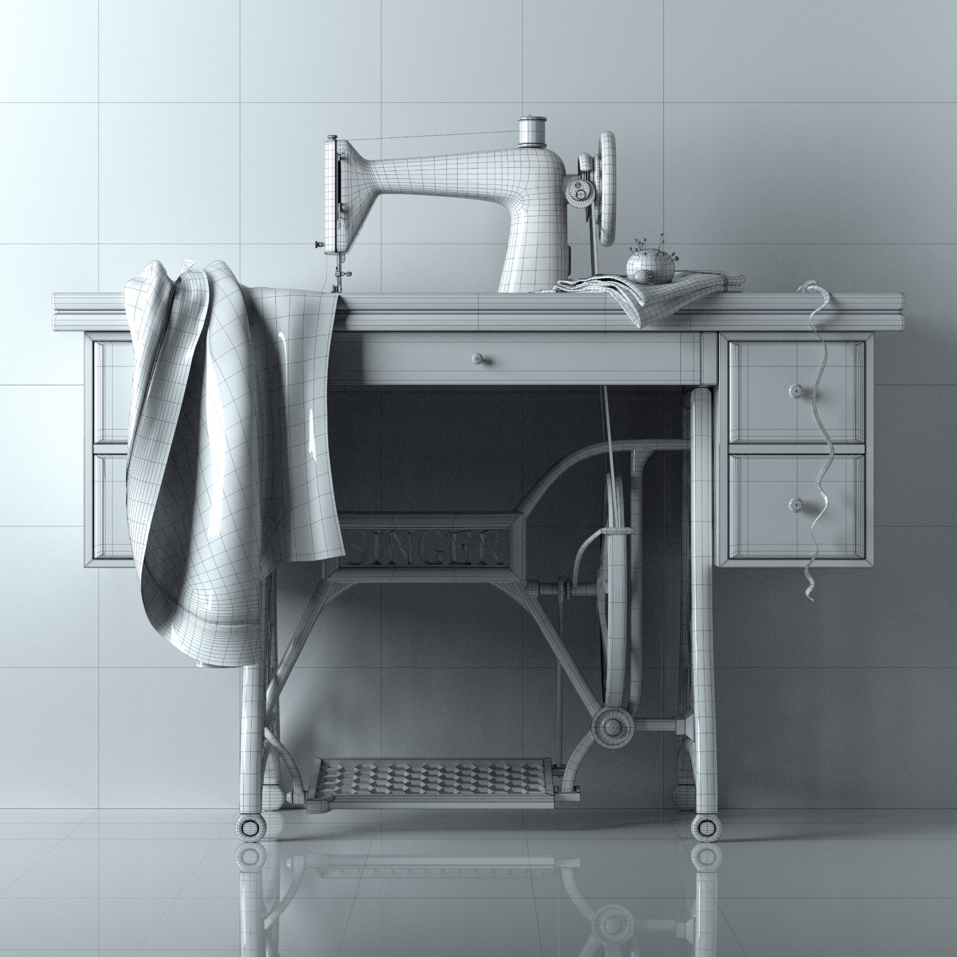 چرخ خیاطی سینگر - تصویر 10714