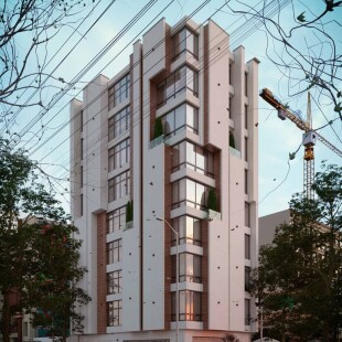 طراحی و رندر مجتمع مسکونی ( کار اجرایی )