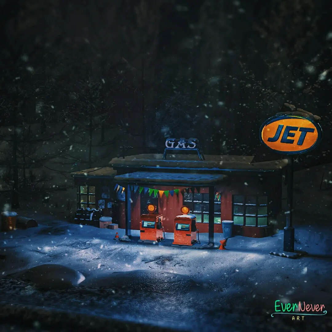 3d Gas station - تصویر 10742