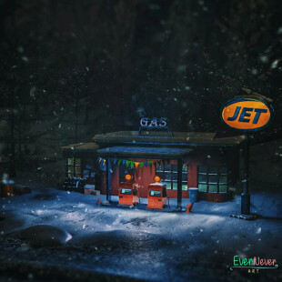 3d Gas station