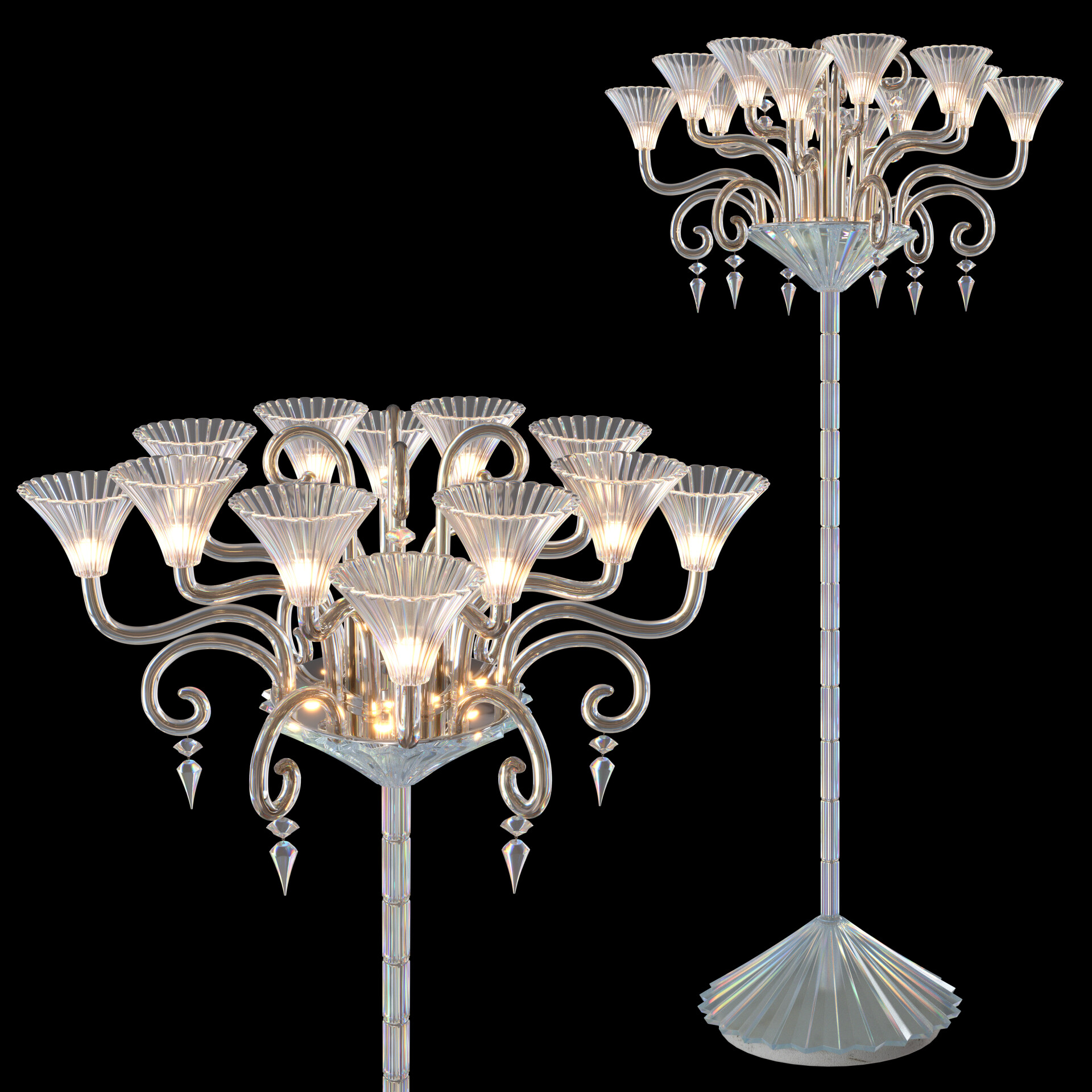 MILLE NUITS FLOOR CANDELABRA 12L - تصویر 10857