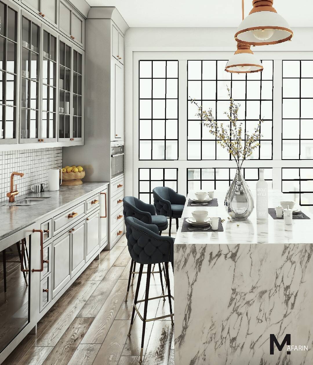 white kitchen - تصویر 10988