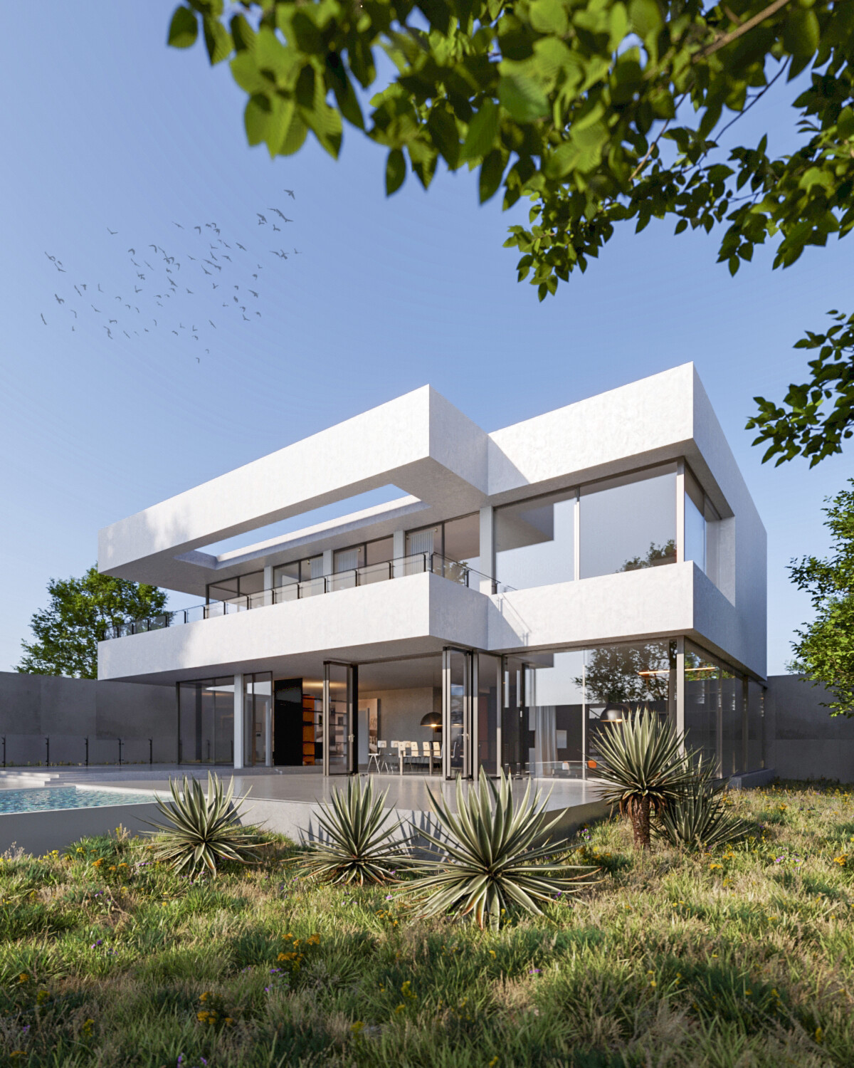 شبیه سازی صحنه خارجی ویلا - تصویر 11078