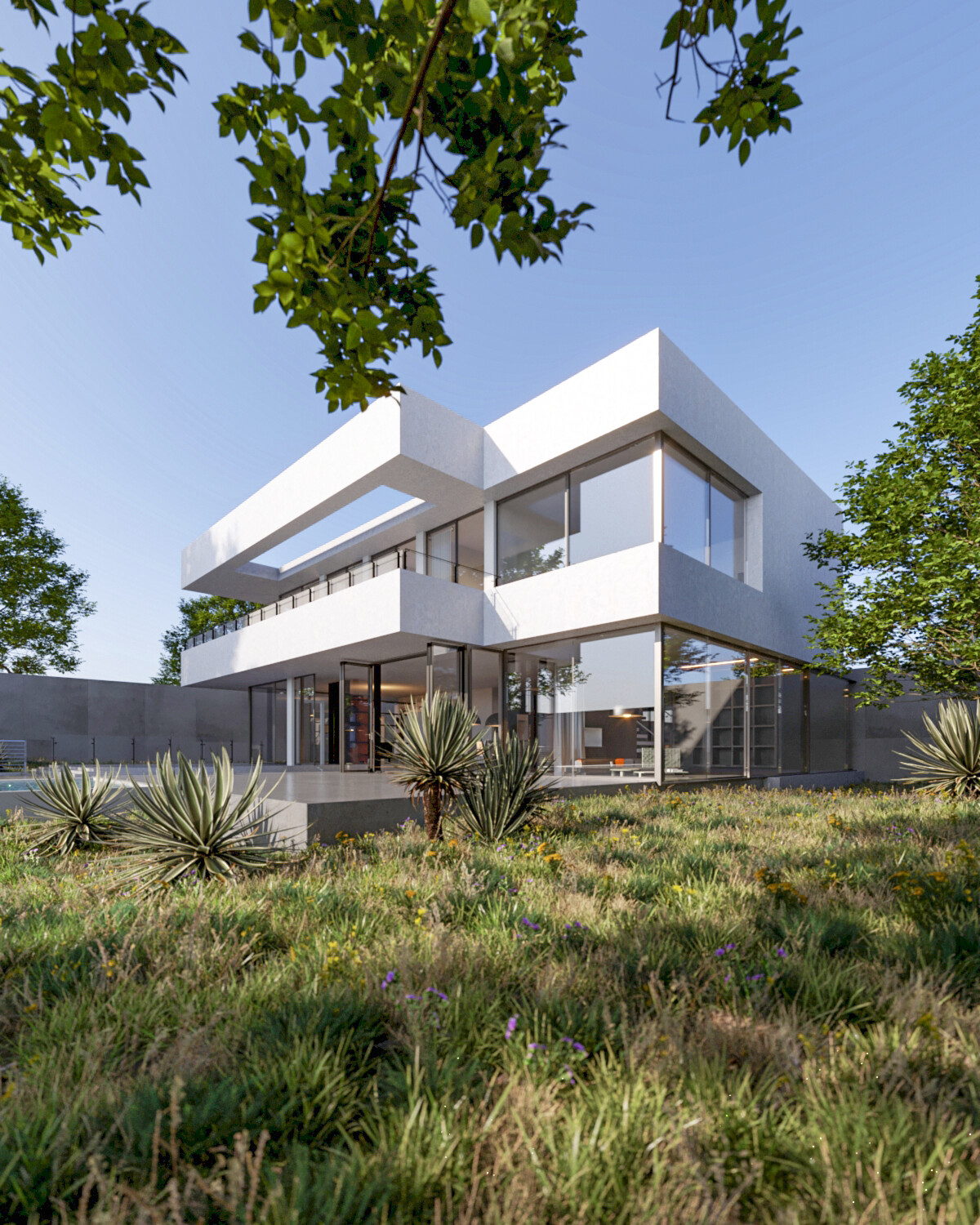 شبیه سازی صحنه خارجی ویلا - تصویر 11082