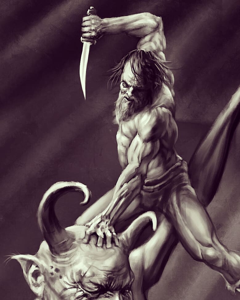 نبرد رستم و دیو سپید - تصویر 11084