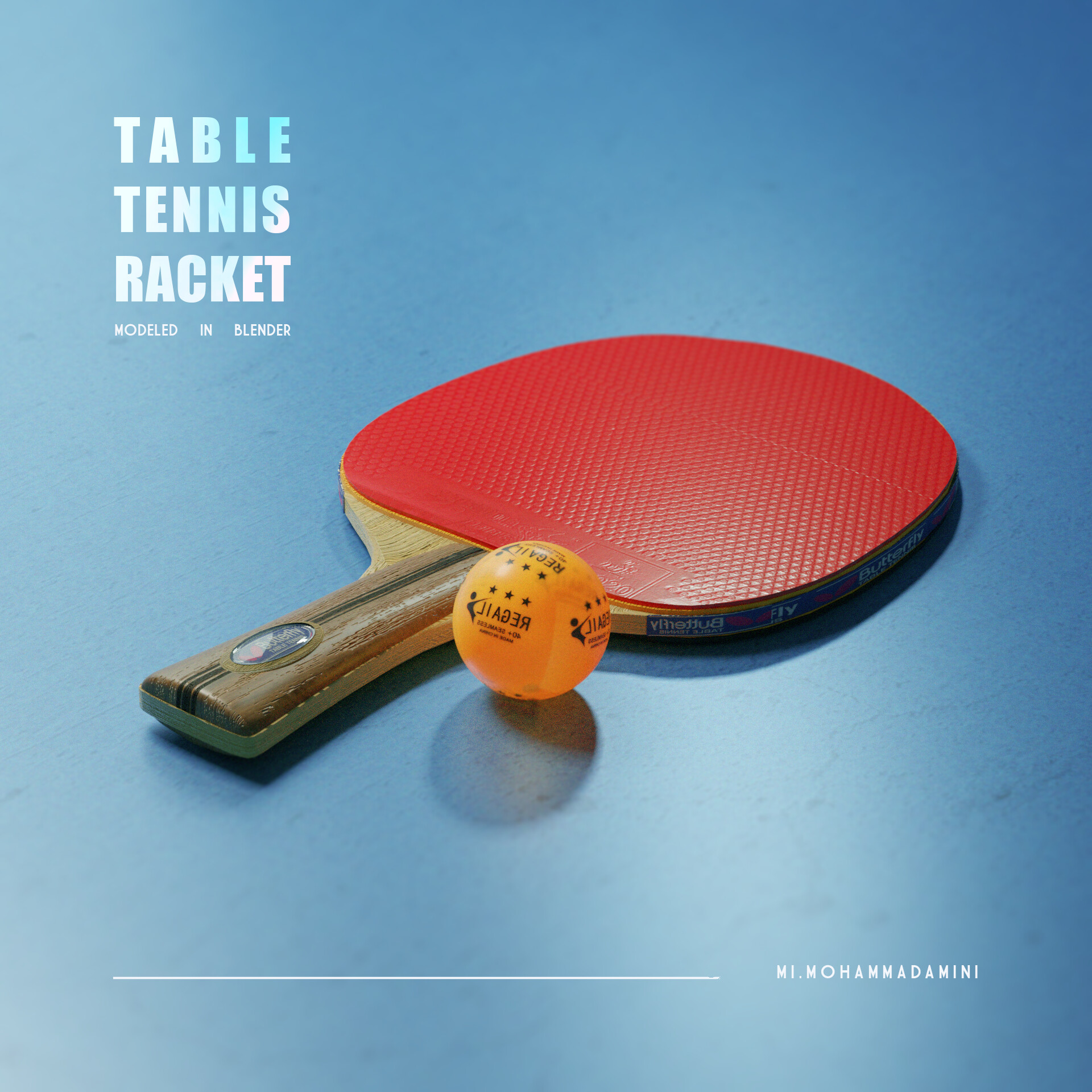 table tennis rocket - تصویر 11154