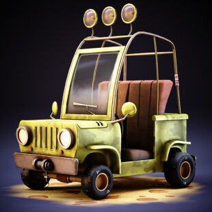 stylized jeep
