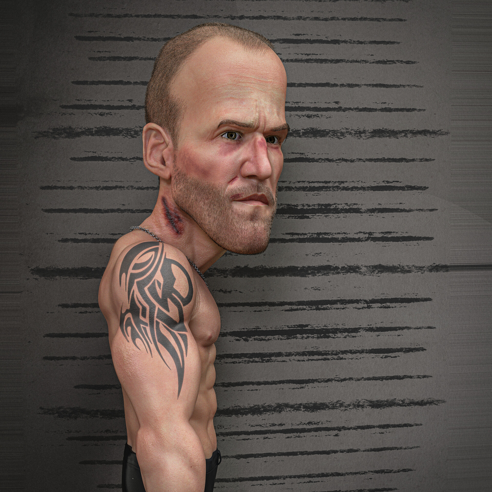 Jason Statham 3D Caricature - تصویر 11165