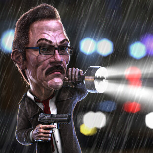 Hands Up! - Gary Oldman Stylized character