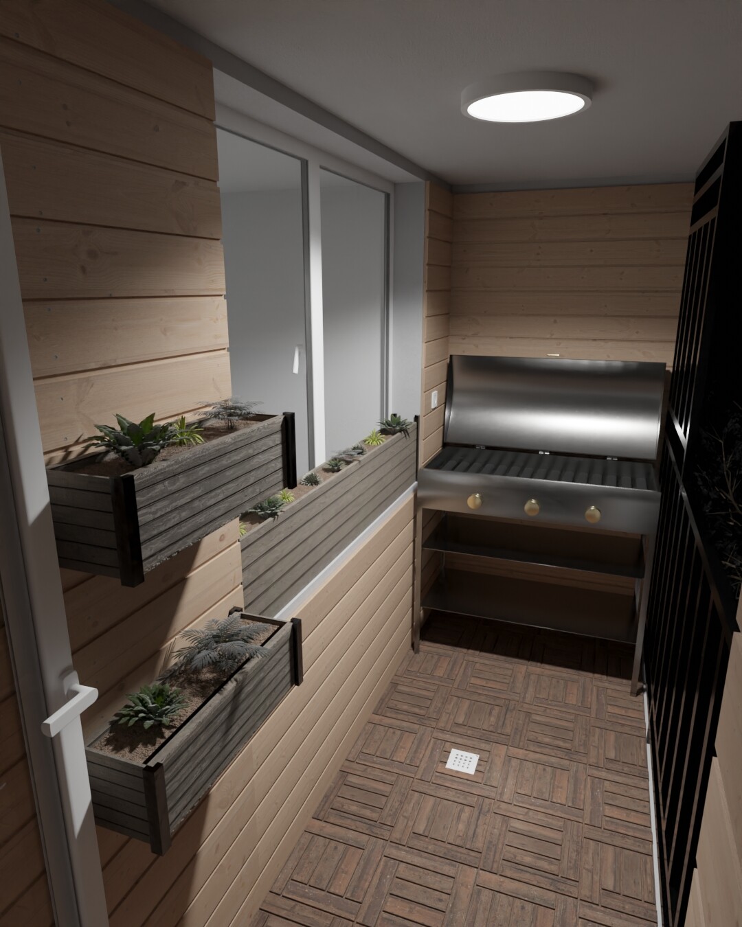 بالکن(ساخته شده در بلندر) | Balcony (made in blender) - تصویر 11202