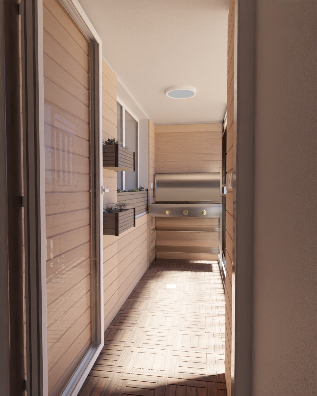 بالکن(ساخته شده در بلندر) | Balcony (made in blender) - تصویر 11204