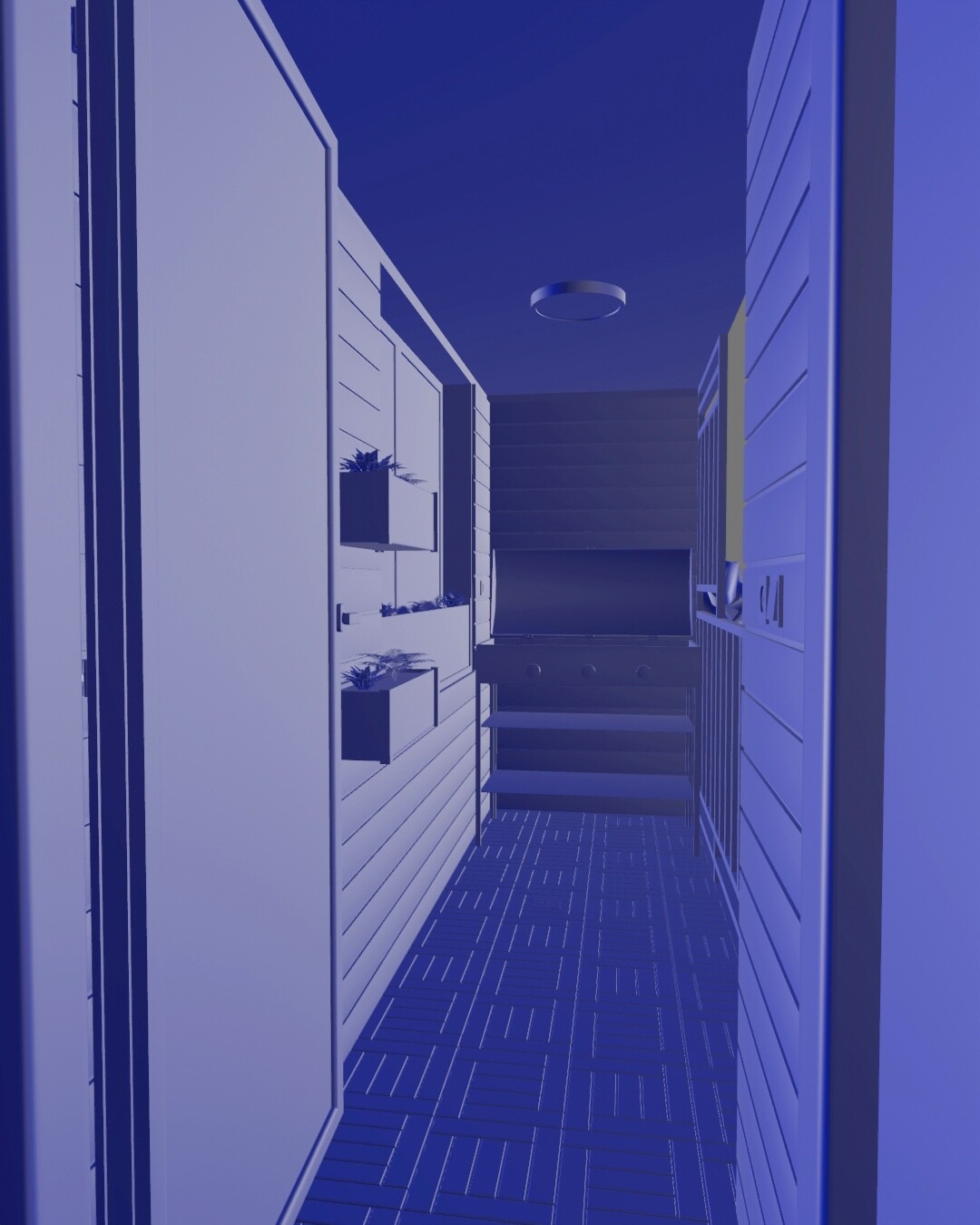 بالکن(ساخته شده در بلندر) | Balcony (made in blender) - تصویر 11203