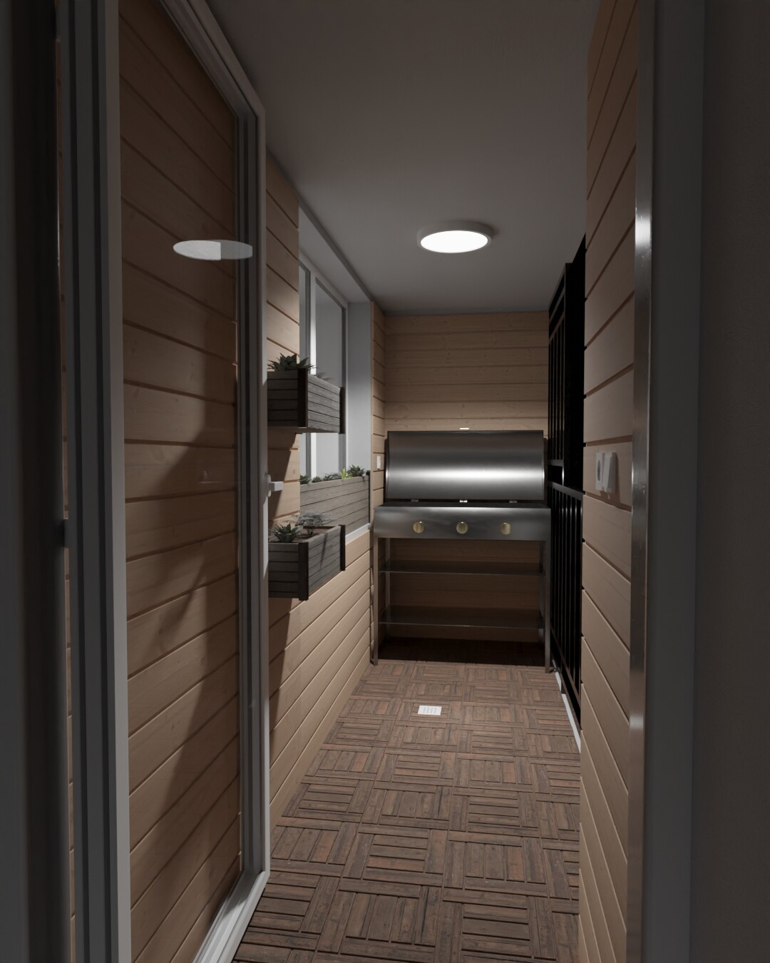 بالکن(ساخته شده در بلندر) | Balcony (made in blender) - تصویر 11206