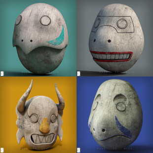 Elemental Masks Of Kakuzo
