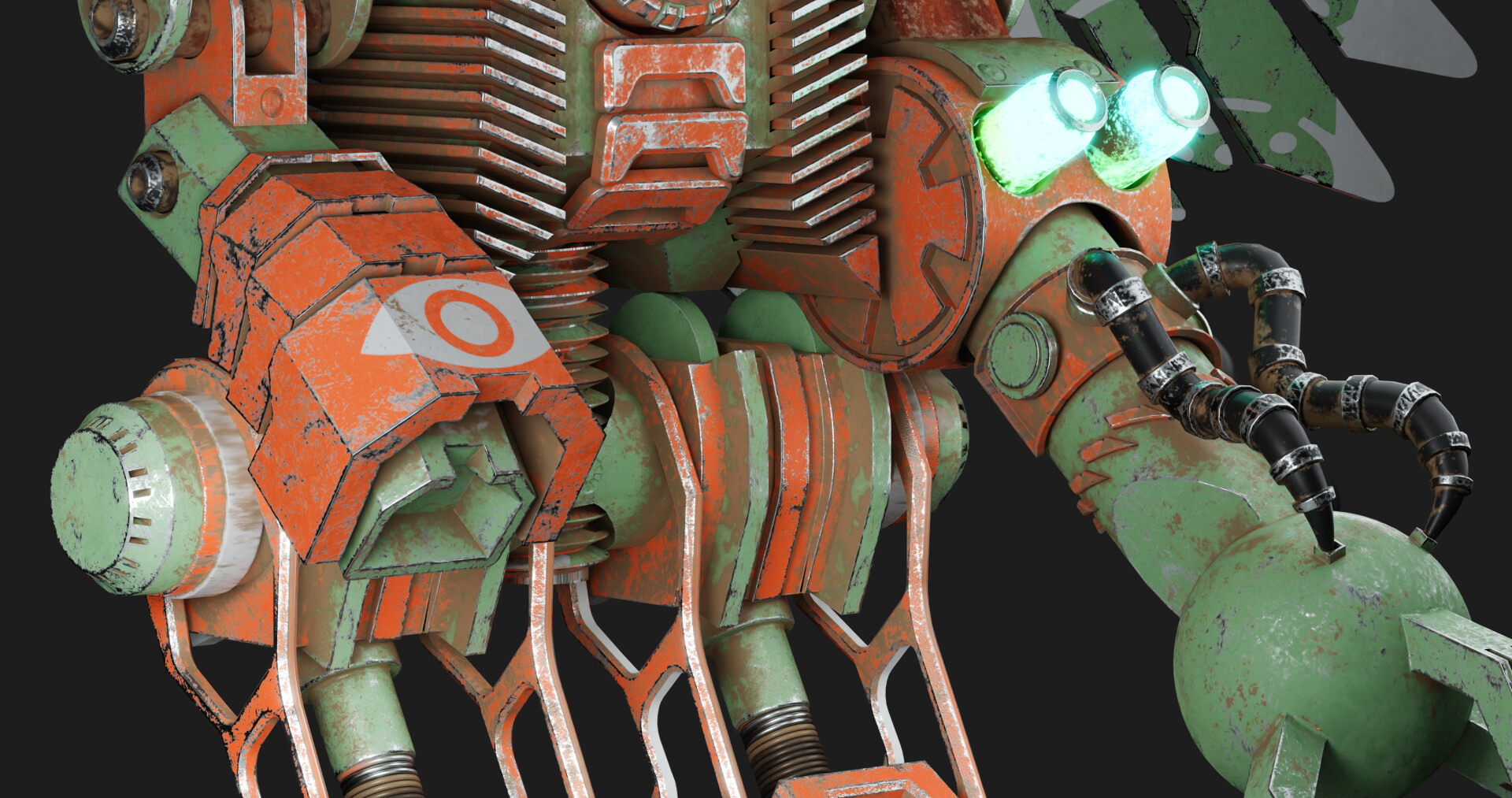 A robot with a broken wings - تصویر 11322