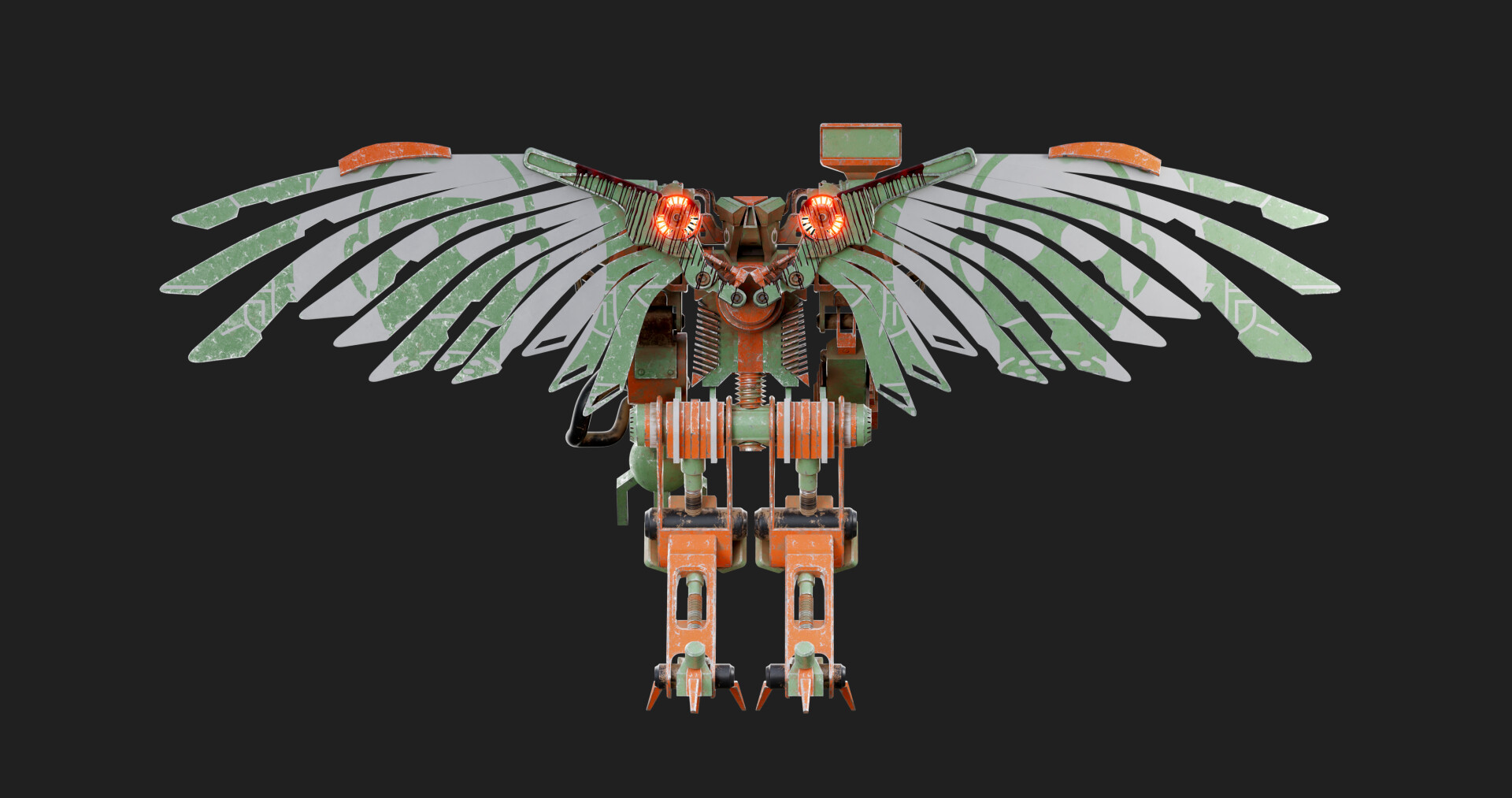 A robot with a broken wings - تصویر 11324