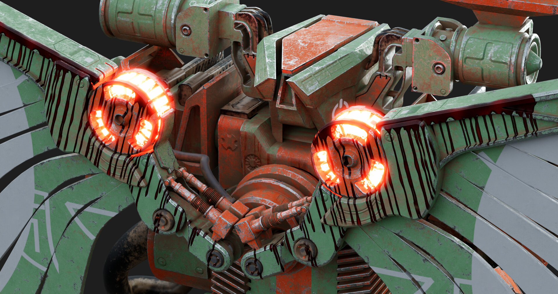 A robot with a broken wings - تصویر 11325