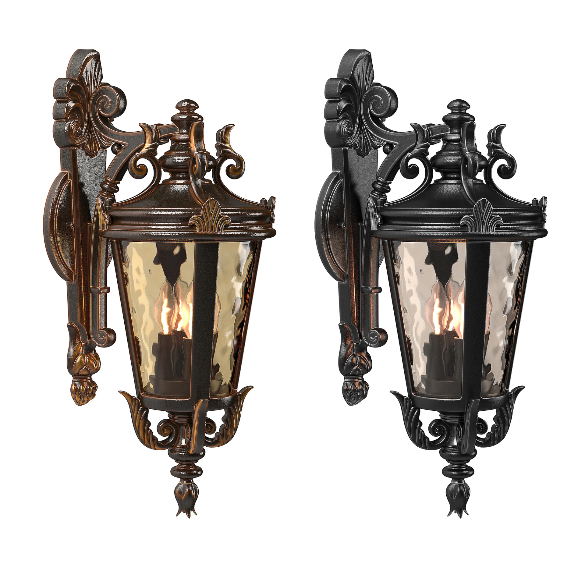 Outdoor Wall Light Fixture Warm Bronze - تصویر 11384