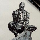 sketch spiderman