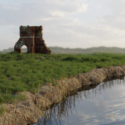 A remnant of a civilization