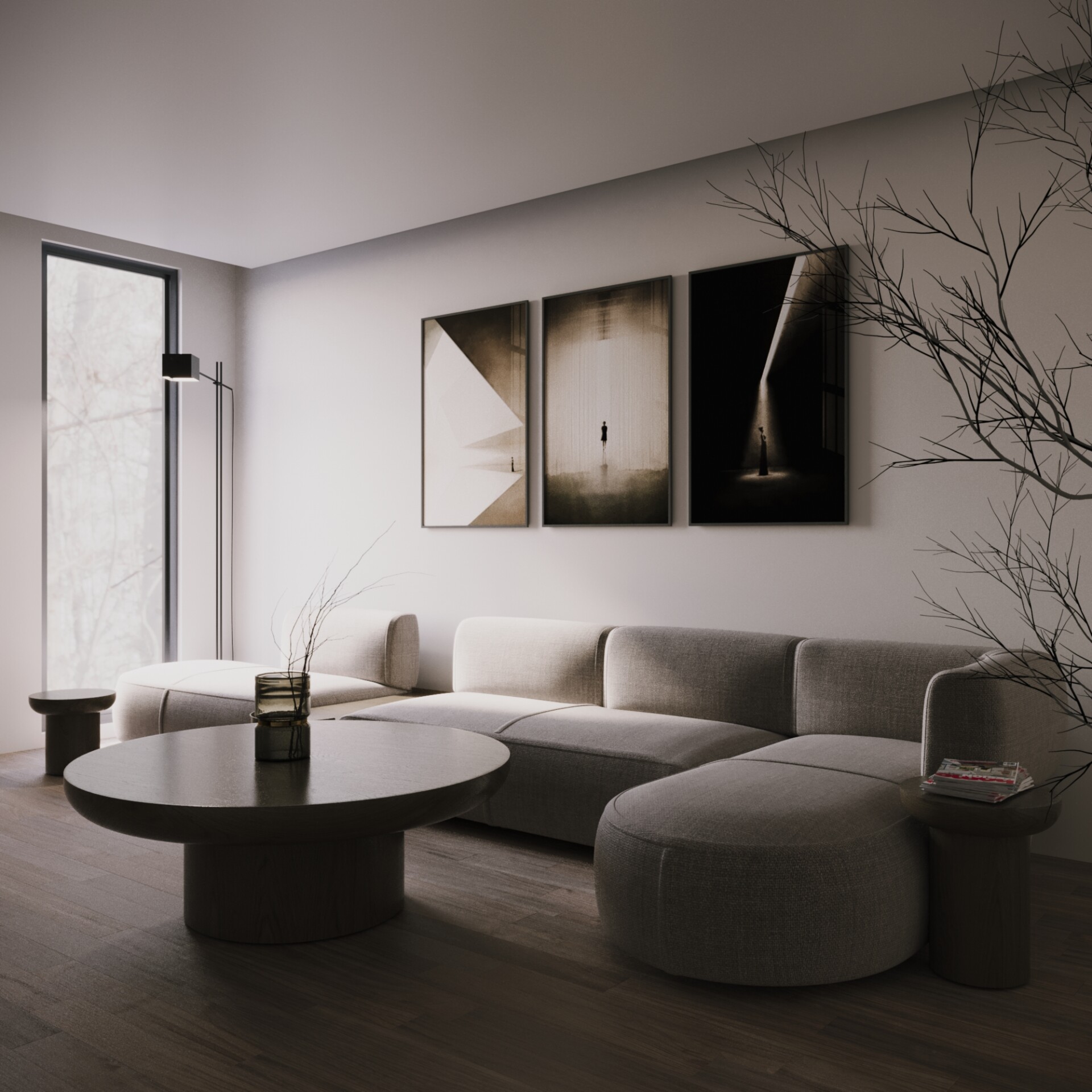LIVING-ROOM DESIGN AND RENDER - تصویر 11530
