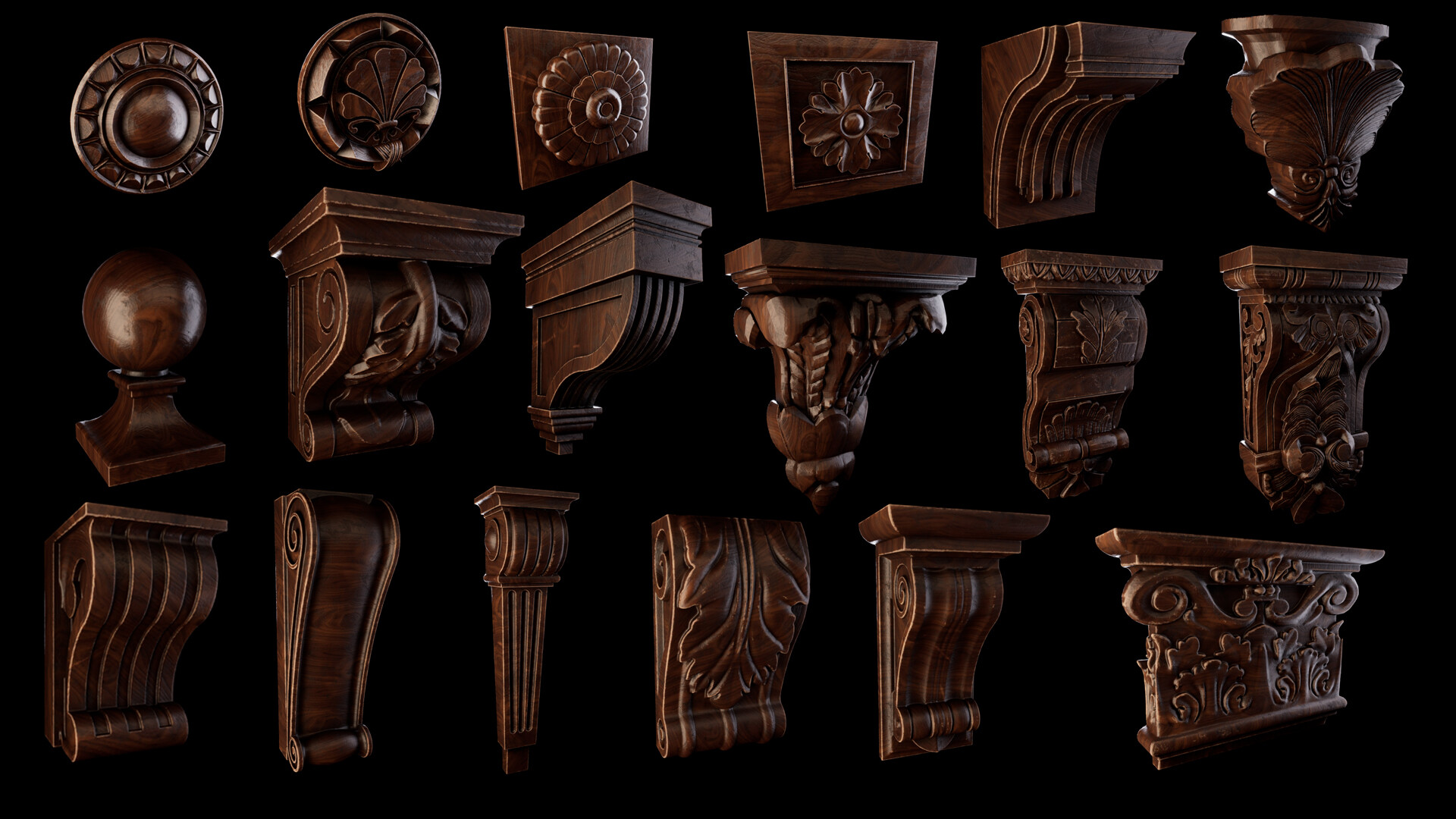 سیکا : گچ بری و کنده کاری (UE5) - تصویر 11544