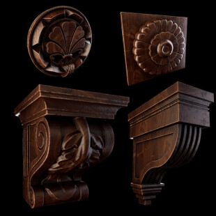 سیکا : گچ بری و کنده کاری (UE5)